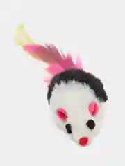Черный игрушка для кошки "Мышка"