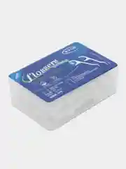 Флоссер, зубная нить и зубочистка, 50 штук в футляре