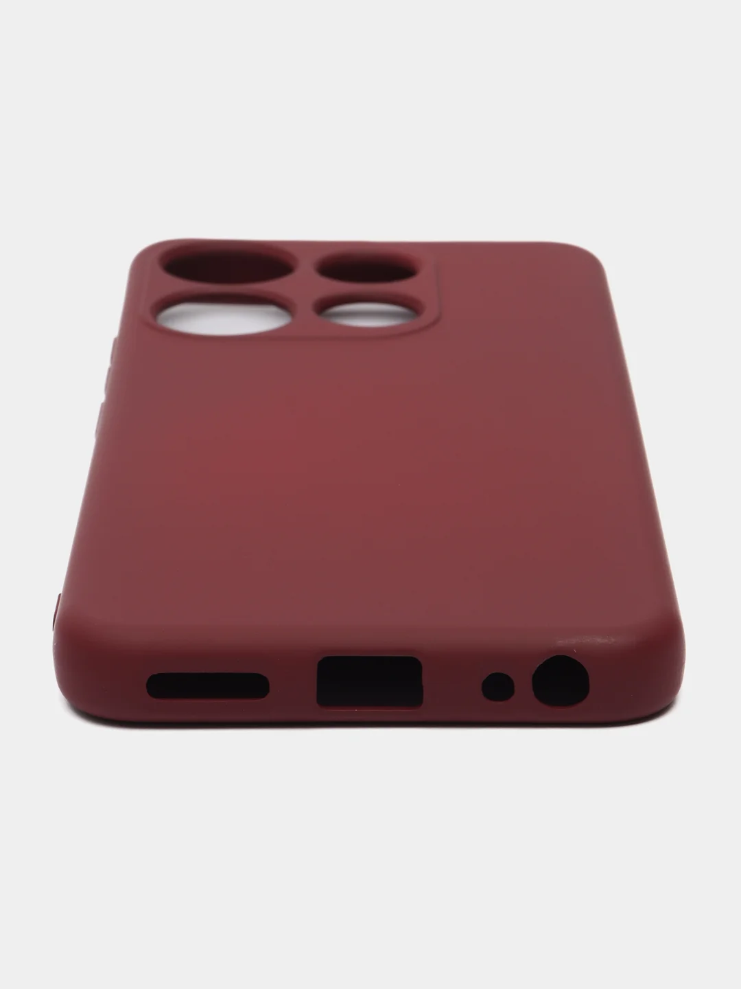 Тёмно-бордовый чехол для Tecno Spark GO 2023 / Infinix Smart 7 (Инфиникс Смарт 7), Silicone case