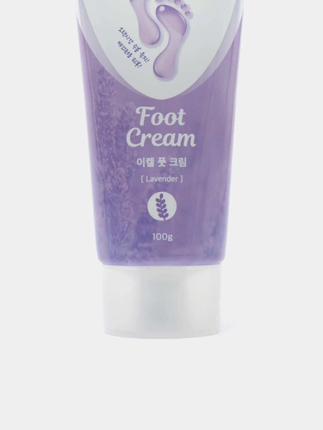 Аметистовый корейский крем для ног с лавандой и розой Ekel Foot Cream 100мл