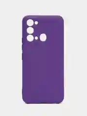 Фиолетовый чехол для Itel Vision 3 (Ител Вижен 3), c мягкой подкладкой