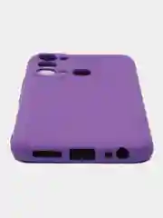 Фиолетовый чехол для Itel Vision 3 (Ител Вижен 3), c мягкой подкладкой