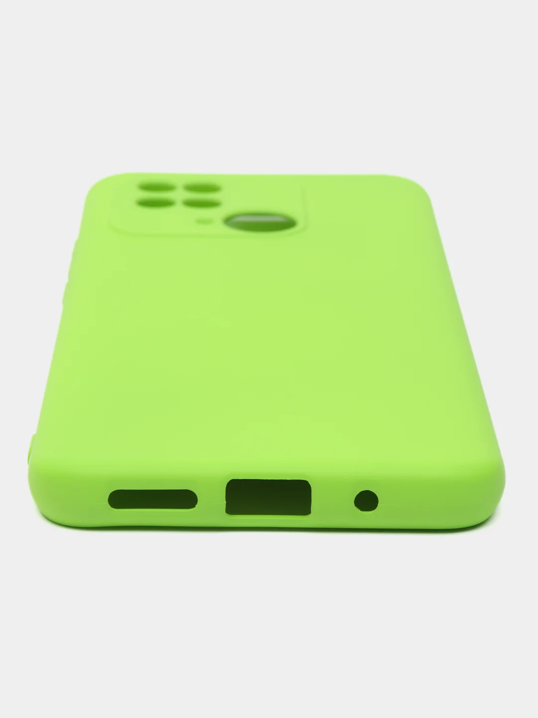 Лайм чехол для Xiaomi Redmi 10C / Poco C40 (Сяоми Редми 10С / Поко С40), с мягкой подкладкой