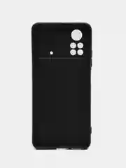 Синий меланж силиконовый чехол для POCO X4 Pro 5G, с принтом, с рисунком (Поко Х4 Про 5г)