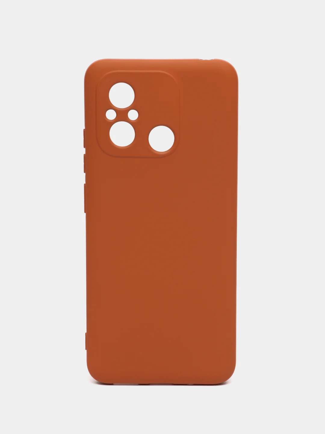 Коричневый чехол для Xiaomi Redmi 12C / Poco C55 (Сяоми Редми 12С/Поко С65), Silicone Case