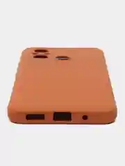 Коричневый чехол для Xiaomi Redmi 12C / Poco C55 (Сяоми Редми 12С/Поко С65), Silicone Case