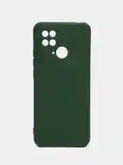 Зеленый чехол для Xiaomi Redmi 10C / Poco C40 (Сяоми Редми 10С / Поко С40), с мягкой подкладкой