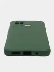 Зеленый чехол для Xiaomi Redmi 10C / Poco C40 (Сяоми Редми 10С / Поко С40), с мягкой подкладкой