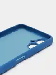 Синий силиконовый чехол для Tecno Camon 19 Neo (Техно Камон 19 Нео), Silicone Cover с мягкой подкладкой