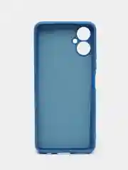 Синий силиконовый чехол для Tecno Camon 19 Neo (Техно Камон 19 Нео), Silicone Cover с мягкой подкладкой