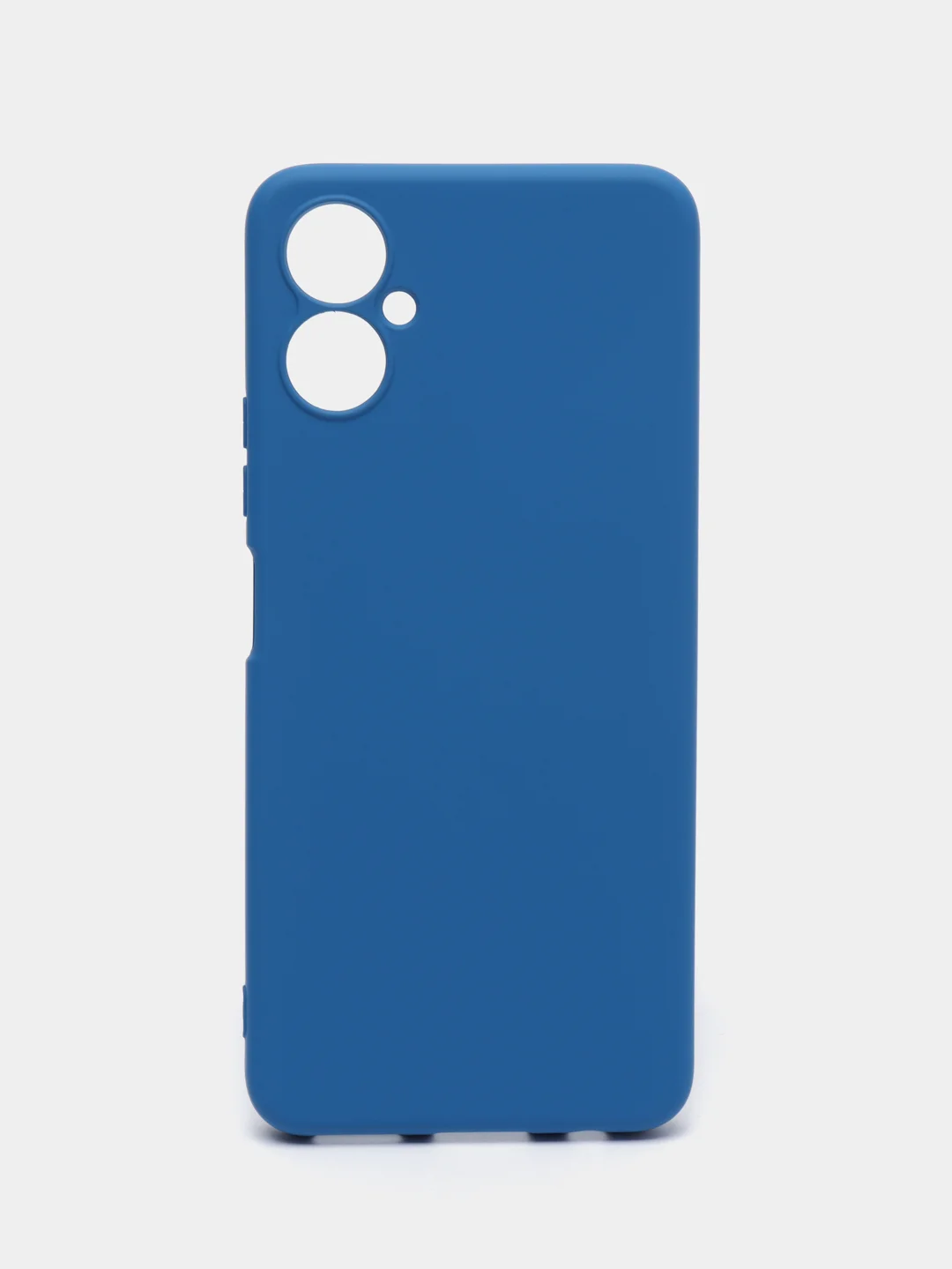 Синий силиконовый чехол для Tecno Camon 19 Neo (Техно Камон 19 Нео), Silicone Cover с мягкой подкладкой