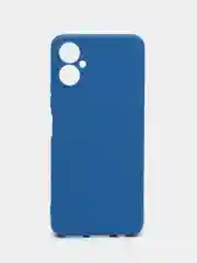 Синий силиконовый чехол для Tecno Camon 19 Neo (Техно Камон 19 Нео), Silicone Cover с мягкой подкладкой