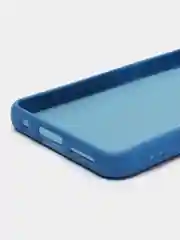 Синий силиконовый чехол для Tecno Camon 19 Neo (Техно Камон 19 Нео), Silicone Cover с мягкой подкладкой