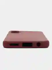 Тёмно-бордовый силиконовый чехол для Tecno Camon 19 Neo (Техно Камон 19 Нео), Silicone Cover с мягкой подкладкой