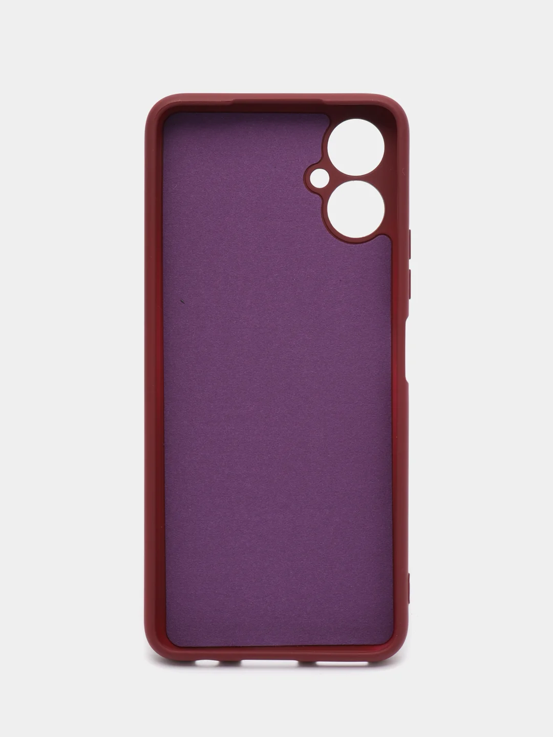 Тёмно-бордовый силиконовый чехол для Tecno Camon 19 Neo (Техно Камон 19 Нео), Silicone Cover с мягкой подкладкой