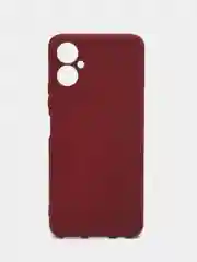 Тёмно-бордовый силиконовый чехол для Tecno Camon 19 Neo (Техно Камон 19 Нео), Silicone Cover с мягкой подкладкой