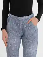 Синий брюки женские