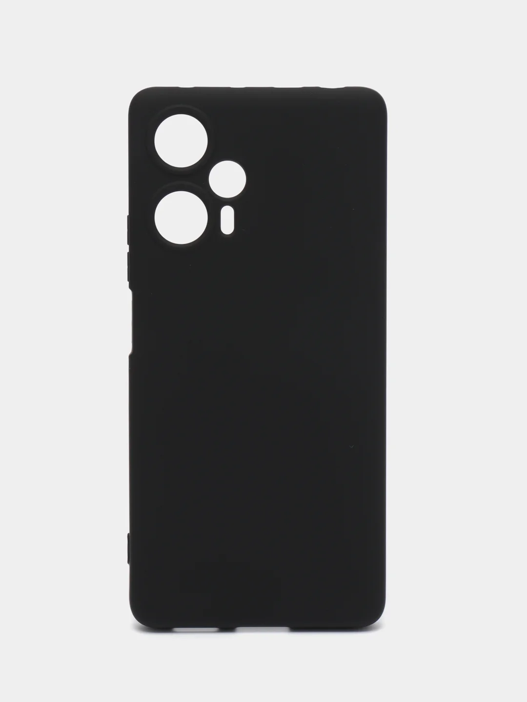 Черный чехол для POCO F5 / Xiaomi Redmi Note 12 Turbo (Поко Ф5 Нот 12 Турбо), Silicone Case