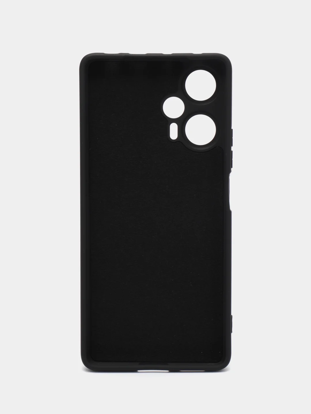 Черный чехол для POCO F5 / Xiaomi Redmi Note 12 Turbo (Поко Ф5 Нот 12 Турбо), Silicone Case