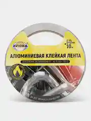 Клейкая лента алюминиевая Aviora, 50мм*10м, DSAF 30 мкм, общая 60 мкм