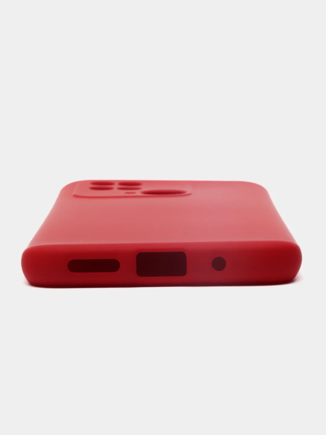 Багровый чехол для Xiaomi Redmi 10C / Poco C40 (Сяоми Редми 10С / Поко С40), с мягкой подкладкой
