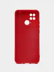 Багровый чехол для Xiaomi Redmi 10C / Poco C40 (Сяоми Редми 10С / Поко С40), с мягкой подкладкой