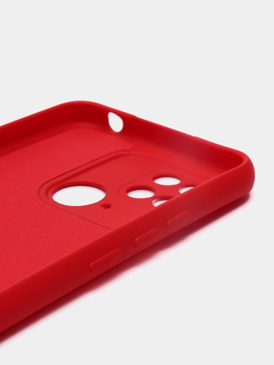 Багровый чехол для Xiaomi Redmi 10C / Poco C40 (Сяоми Редми 10С / Поко С40), с мягкой подкладкой
