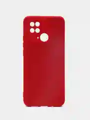 Багровый чехол для Xiaomi Redmi 10C / Poco C40 (Сяоми Редми 10С / Поко С40), с мягкой подкладкой