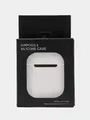 Белый силиконовый чехол для наушников AirPods 2, 3, Pro, Pro 2