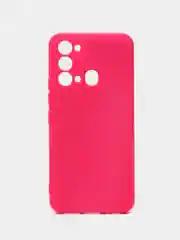 Фуксия чехол для Itel Vision 3 (Ител Вижен 3), c мягкой подкладкой