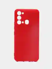 Багровый чехол для Itel Vision 3 (Ител Вижен 3), c мягкой подкладкой