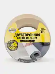 Двусторонняя клейкая лента на тканевой основе Aviora, 50мм * 25м, 220 мкм
