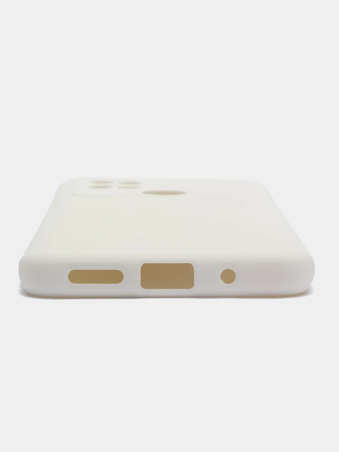 Белый чехол для Xiaomi Redmi 10C / Poco C40 (Сяоми Редми 10С / Поко С40), с мягкой подкладкой