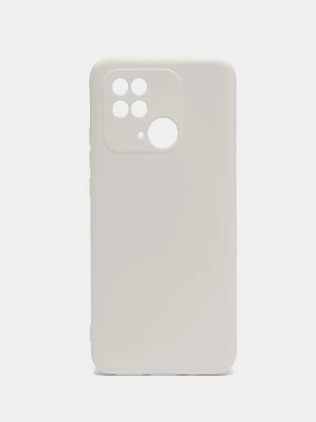 Белый чехол для Xiaomi Redmi 10C / Poco C40 (Сяоми Редми 10С / Поко С40), с мягкой подкладкой