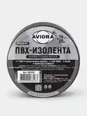 Изолента черная ПВХ Профессиональная Aviora, 19 мм * 20 м, 165 мкм