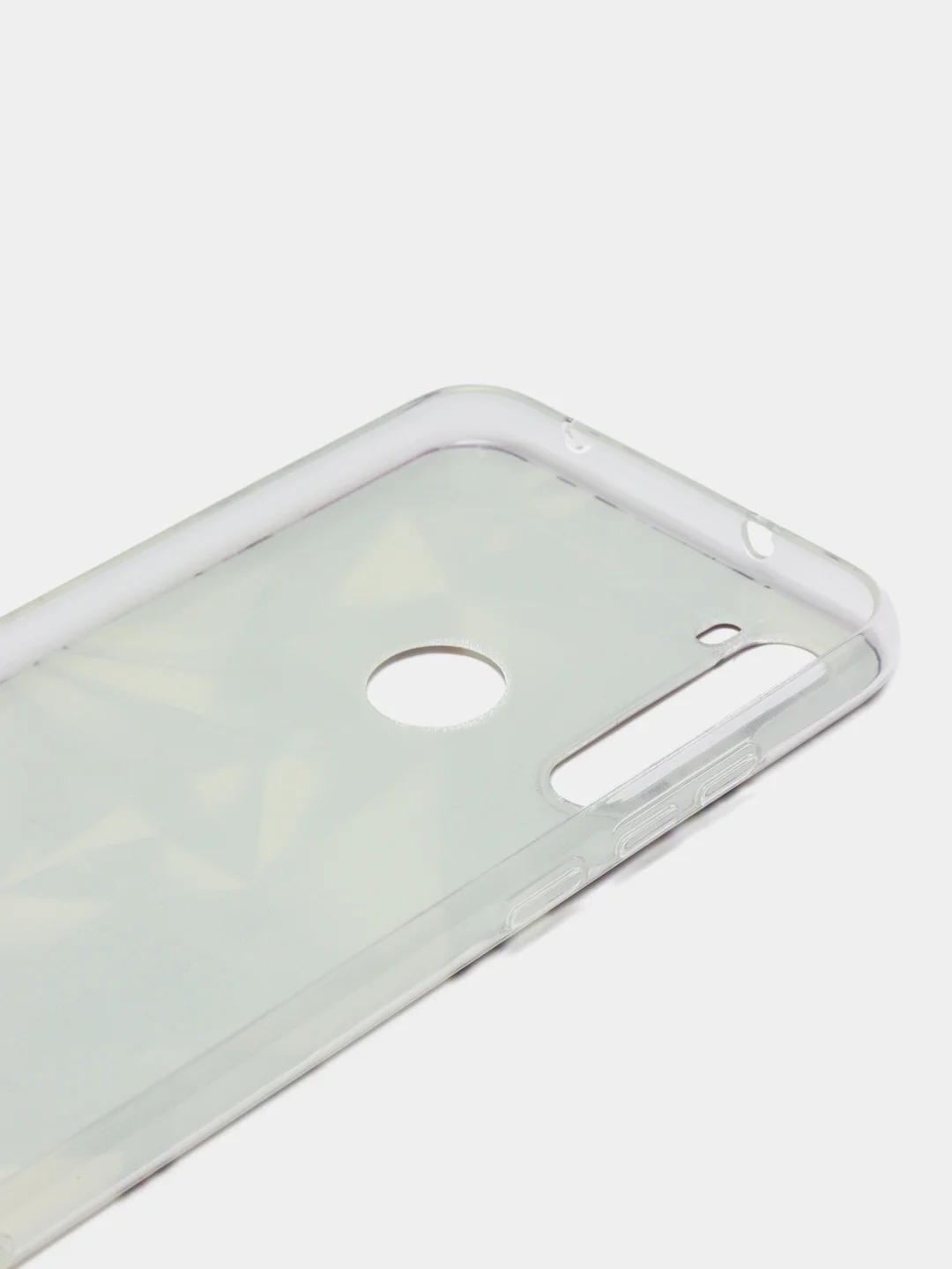 Серый металлик силиконовый чехол на Xiaomi Redmi Note 8T / Сяоми Редми Нот 8T прозрачный, с рисунком