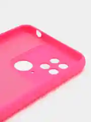 Фуксия чехол для Xiaomi Redmi 10C / Poco C40 (Сяоми Редми 10С / Поко С40), с мягкой подкладкой