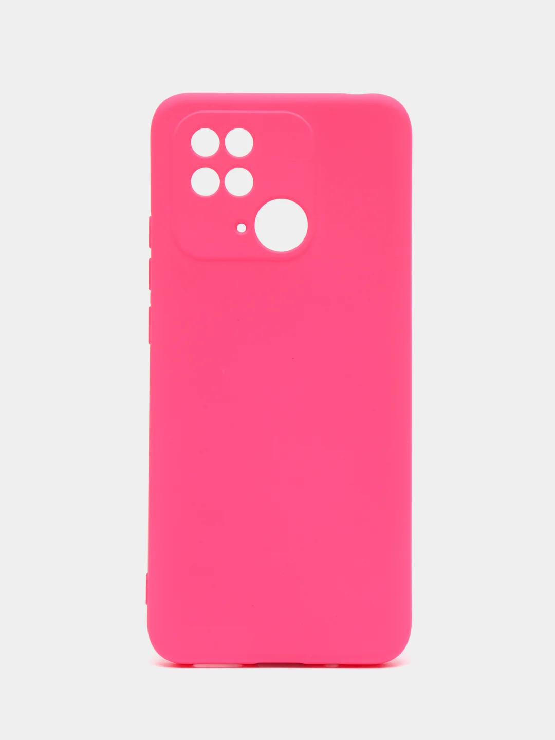Фуксия чехол для Xiaomi Redmi 10C / Poco C40 (Сяоми Редми 10С / Поко С40), с мягкой подкладкой