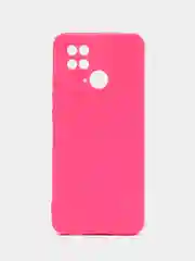 Фуксия чехол для Xiaomi Redmi 10C / Poco C40 (Сяоми Редми 10С / Поко С40), с мягкой подкладкой