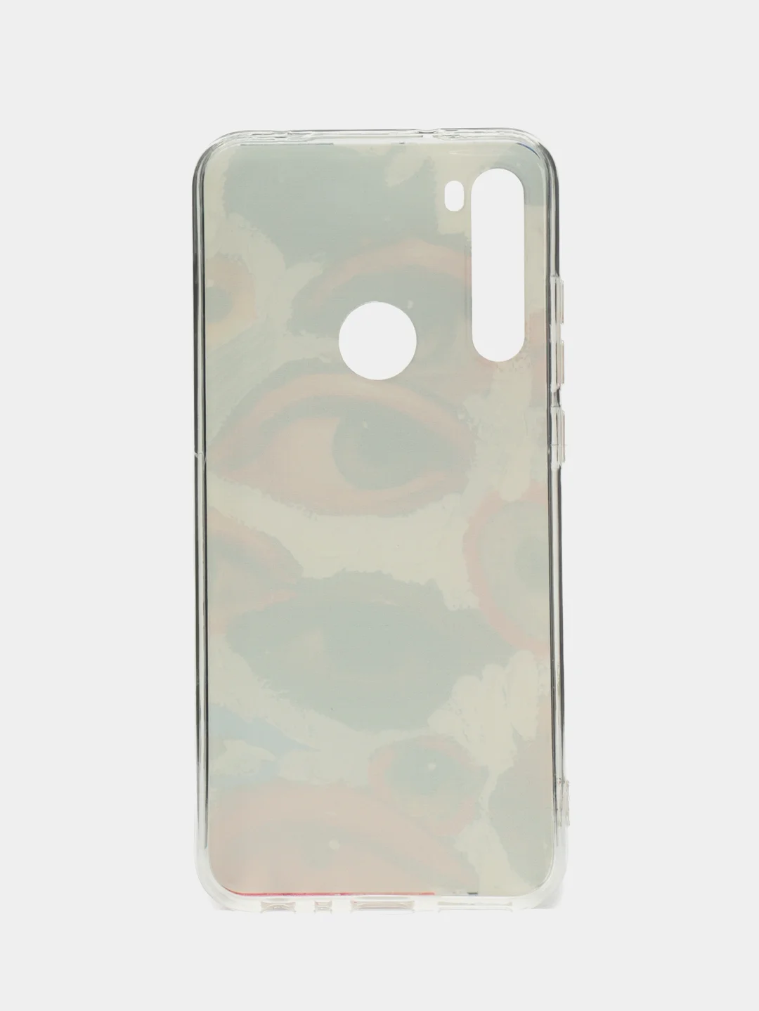 Кремовый силиконовый чехол на Xiaomi Redmi Note 8T / Сяоми Редми Нот 8T прозрачный, с рисунком