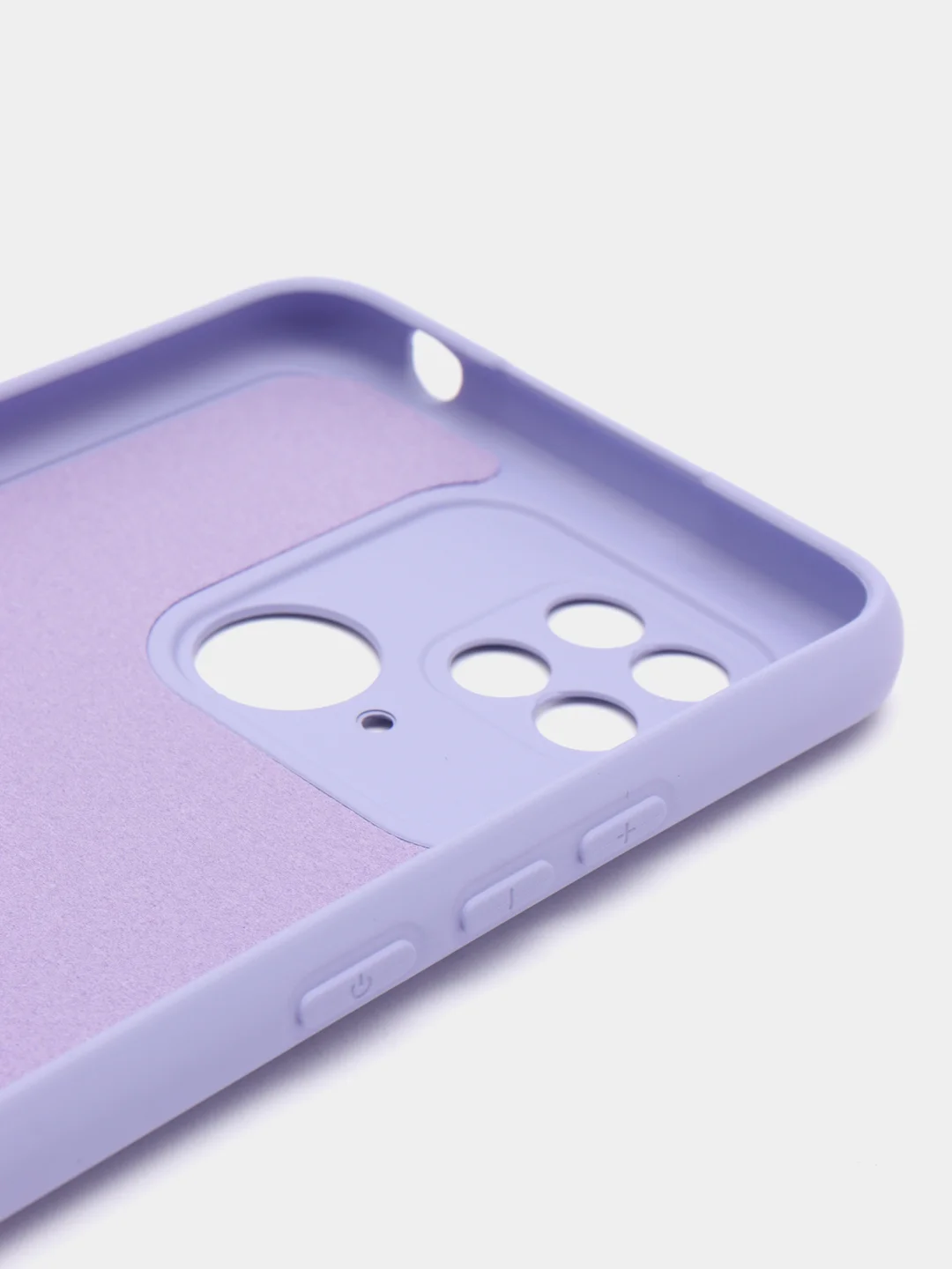 Лавандовый чехол для Xiaomi Redmi 10C / Poco C40 (Сяоми Редми 10С / Поко С40), с мягкой подкладкой