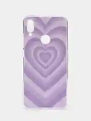 Лавандовый силиконовый чехол на Xiaomi Redmi Note 7 / Сяоми Редми Нот 7 прозрачный, с рисунком
