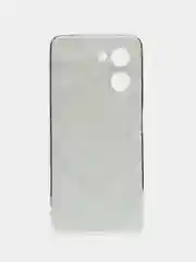 Лавандовый силиконовый чехол на Realme C33 / Реалми С33 прозрачный, с рисунком, защита камеры