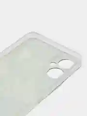 Серый металлик чехол на Tecno Spark 9 Pro / Текно Спарк 9 Про прозрачный, с рисунком, защита камеры