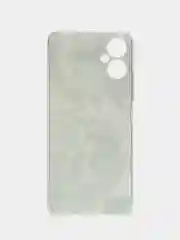 Серый металлик чехол на Tecno Spark 9 Pro / Текно Спарк 9 Про прозрачный, с рисунком, защита камеры