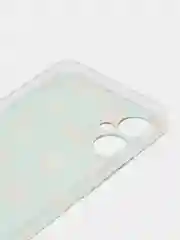 Светло-оранжевый чехол на Tecno Spark 9 Pro / Текно Спарк 9 Про прозрачный, с рисунком, защита камеры