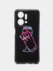 Голубой чехол для HONOR X7a / X7a Plus, с принтом, с рисунком (Хонор Икс Х7А Плюс)