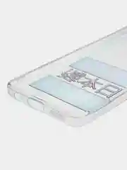 Алый чехол на Tecno Spark 9 Pro / Текно Спарк 9 Про прозрачный, с рисунком, защита камеры