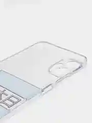 Алый чехол на Tecno Spark 9 Pro / Текно Спарк 9 Про прозрачный, с рисунком, защита камеры