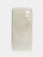 Оранжевый силиконовый чехол на Vivo Y31/Y53s 4G / Виво Y31 прозрачный, с рисунком, защита камеры